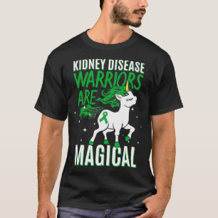 Camiseta Guerrero de la enfermedad renal magra unicornio ve