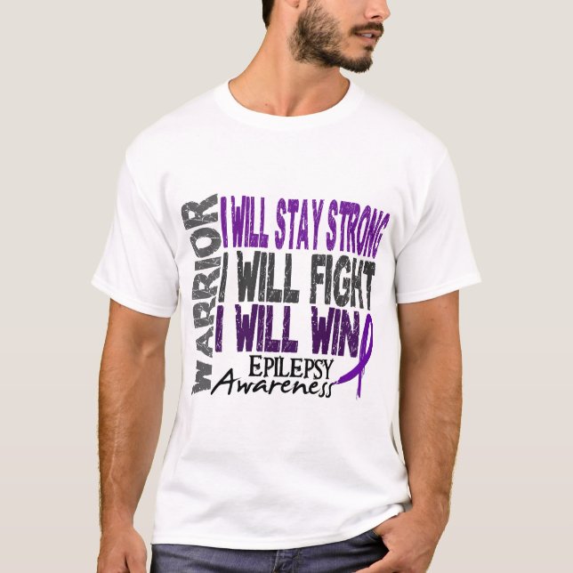 Camiseta Guerrero de la epilepsia (Anverso)
