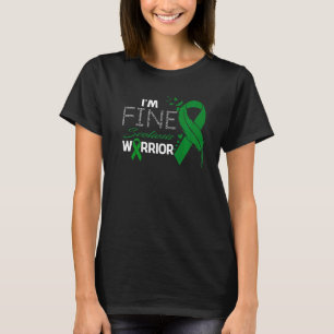 Camiseta Guerrero de la escoliosis I'm Fine Feather Ribbon 