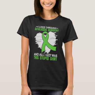 Camiseta Guerrero de la escoliosis Lesiones de espalda Sobr