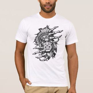 Camiseta Guerrero de la herencia nativa americana