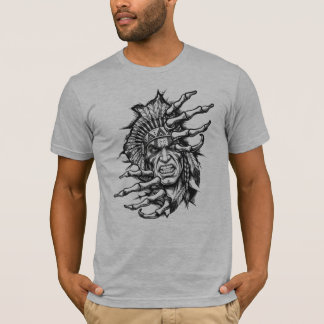 Camiseta Guerrero de la herencia nativa americana
