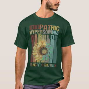 Camiseta Guerrero de la hipersomnia idiopática, apoyo de I