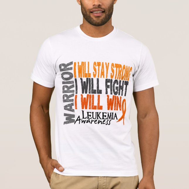 Camiseta Guerrero de la leucemia (Anverso)