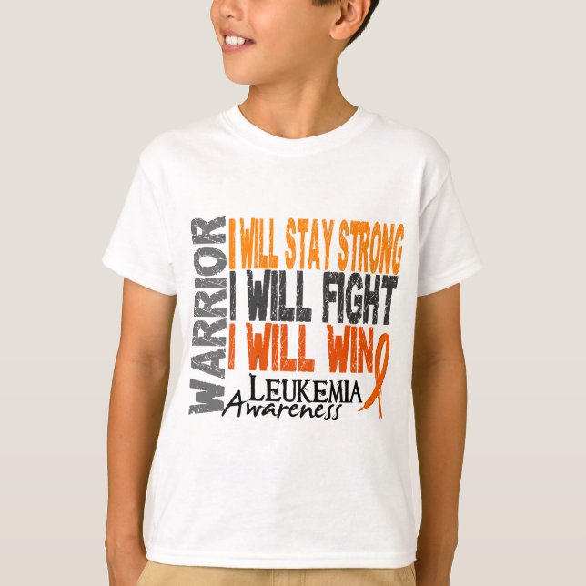 Camiseta Guerrero de la leucemia (Anverso)