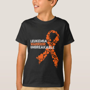 Camiseta Guerrero de la leucemia: inquebrantable guerra con