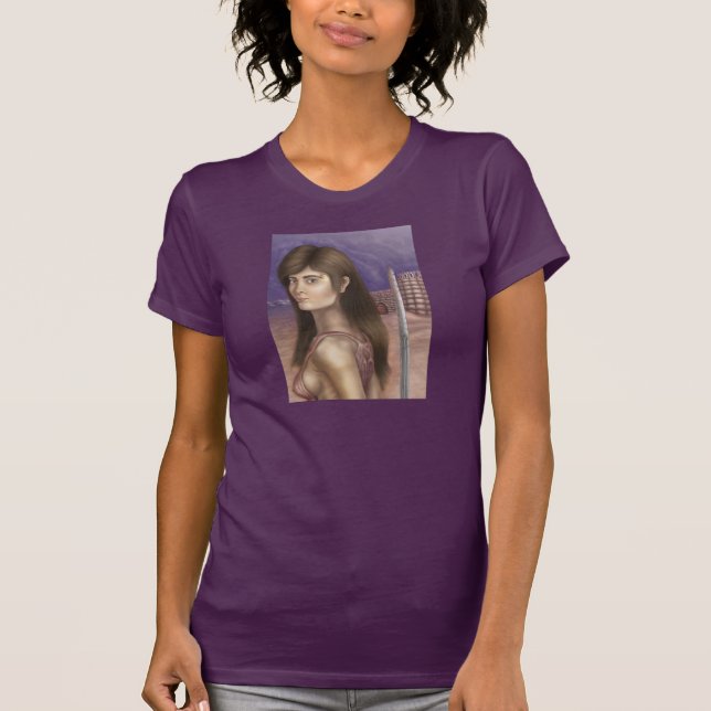 Camiseta Guerrero de la mujer de Persia (Anverso)