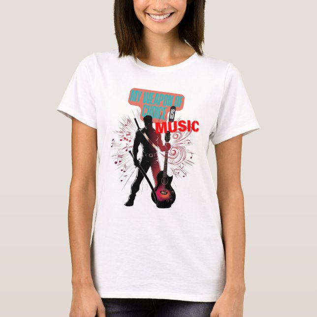 Camiseta Guerrero de la música (Anverso)