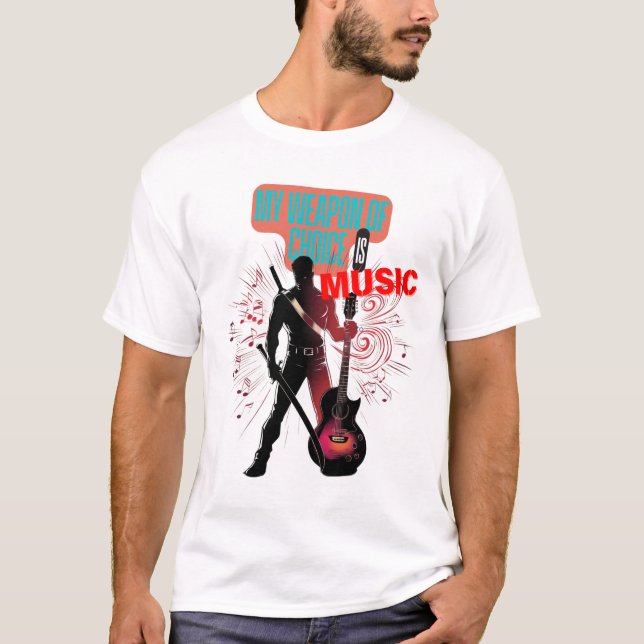 Camiseta Guerrero de la música (Anverso)