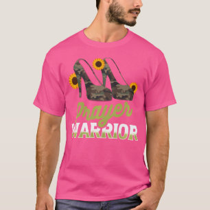 Camiseta Guerrero de la oración Camo Heels God Jesus Christ