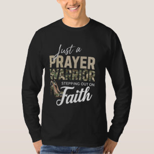 Camiseta Guerrero de la oración Cristo religioso católico C