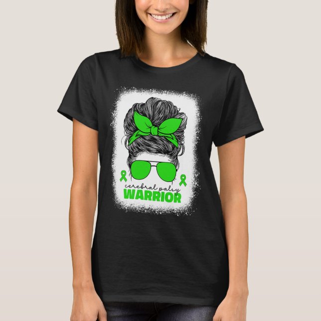 Camiseta Guerrero De La Parálisis Cerebral Para Mujeres Que (Anverso)