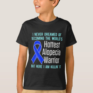 Camiseta Guerrero de la pérdida del cabello de la concienci