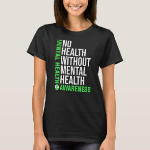 Camiseta Guerrero De La Salud Mental En Mayo Usamos El Verd