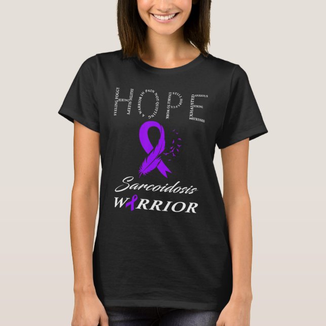 Camiseta Guerrero de la sarcoidosis (Anverso)