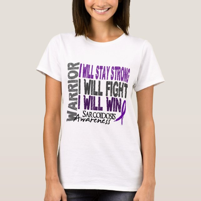 Camiseta Guerrero de la sarcoidosis (Anverso)