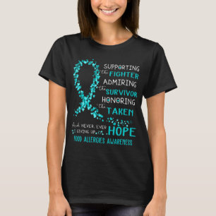 Camiseta Guerrero de las alergias alimentarias apoya a luch