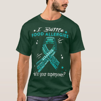 Camiseta Guerrero de las alergias alimentarias, yo combino