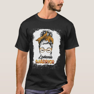 Camiseta Guerrero de leucemia blanqueado joven sobrevivient
