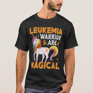 Camiseta Guerrero de leucemia: conciencia de leucemia mágic