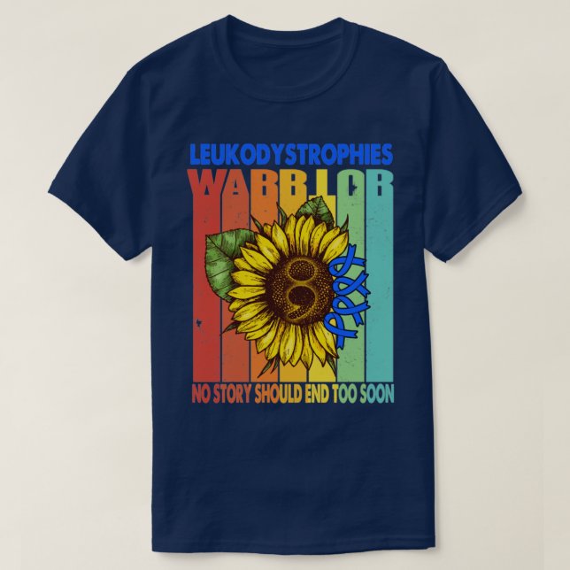 Camiseta Guerrero de Leukodystrophia Ninguna Historia Deber (Diseño del anverso)