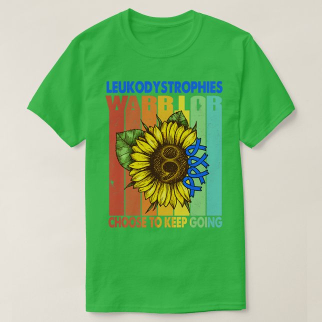 Camiseta Guerrero De Leukodystrophies Elige Seguir Con La C (Diseño del anverso)