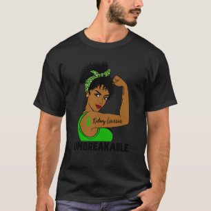Camiseta Guerrero de los riñones fuertes mujeres negras inq