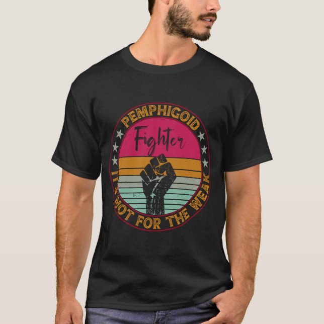 Camiseta Guerrero de luchador retro de conciencia de Pemphi (Anverso)
