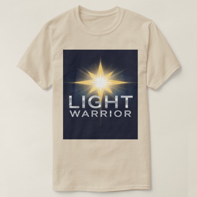 Camiseta Guerrero de Luz de Estrella Brillante Hombre (Diseño del anverso)