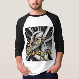 Camiseta Guerrero de Manga Raglan