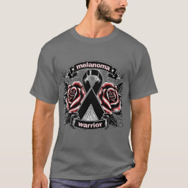 Camiseta Guerrero de Melanoma - Rosa de tatuajes y camionet