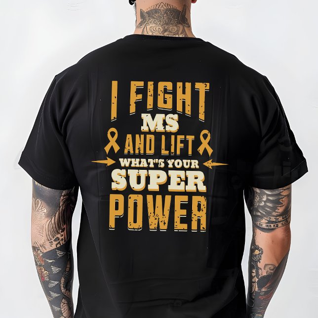 Camiseta Guerrero de MS, cinta naranja, concientización, mo (Subido por el creador)