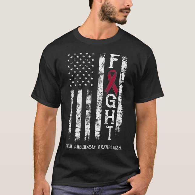 Camiseta Guerrero de neuralismo cerebral bandera de Estados (Anverso)