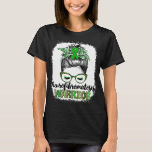 Camiseta Guerrero de Neurofibromatosis de Moño Desordenado