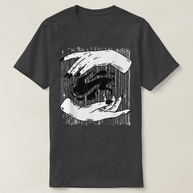 Camiseta Guerrero de Okkult Mands Wites Tarot Gothic Witch  (Diseño del anverso)