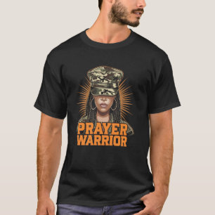 Camiseta Guerrero de Oración Fe Regalo Cristiano Religioso