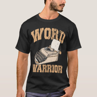 Camiseta Guerrero de palabras de máquina de escribir Expert