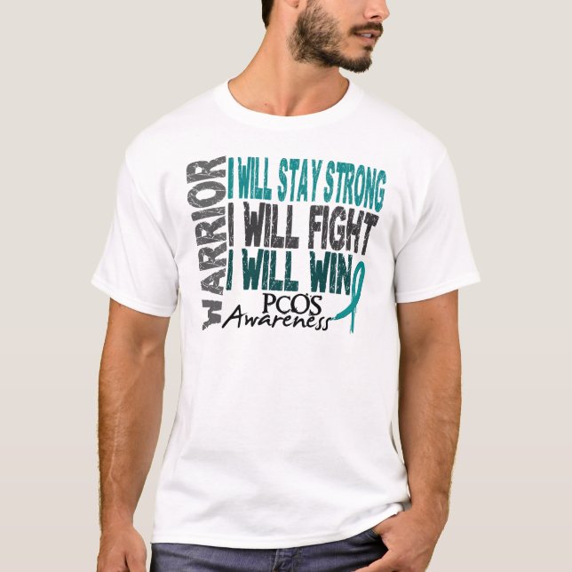 Camiseta Guerrero de PCOS (Anverso)