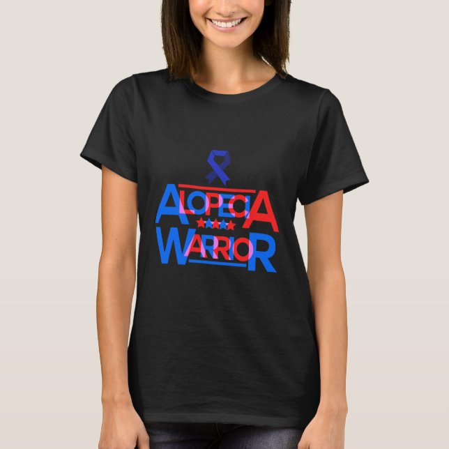Camiseta Guerrero de pérdida de cabello con conciencia de a (Anverso)