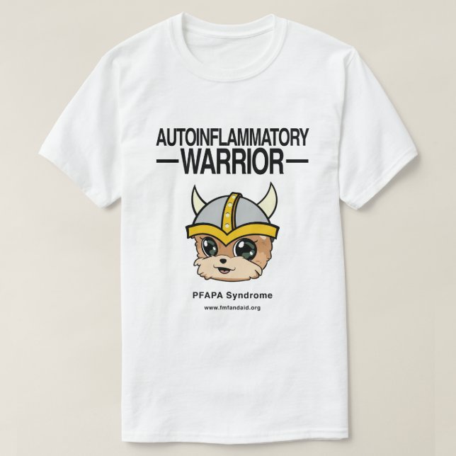 Camiseta Guerrero de PFAPA (Diseño del anverso)
