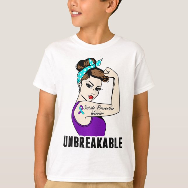 Camiseta Guerrero de Prevención del Suicidio Cad Perfecta I (Anverso)