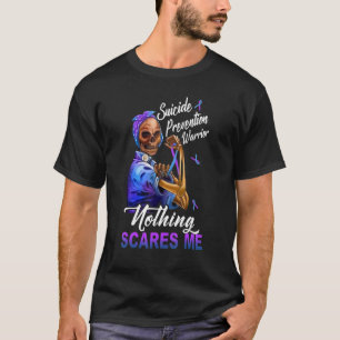 Camiseta Guerrero de Prevención del Suicidio Nada Me Asusta