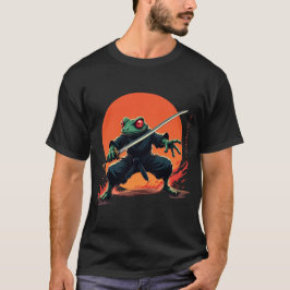 Camiseta Guerrero de rana Ninja - Luchador de anime Samurai