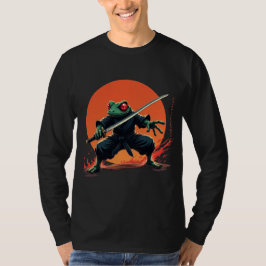 Camiseta Guerrero de rana Ninja - Luchador de anime Samurai
