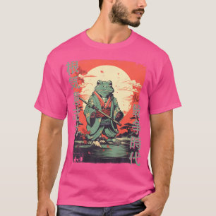 Camiseta Guerrero de rana samurai, rana Ninja japonesa Kawa