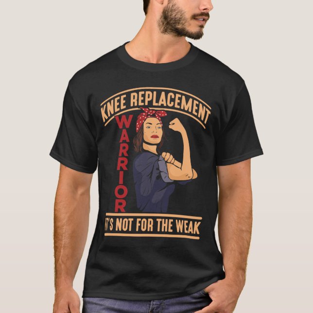 Camiseta Guerrero de reemplazo de rodilla de recuperación d (Anverso)