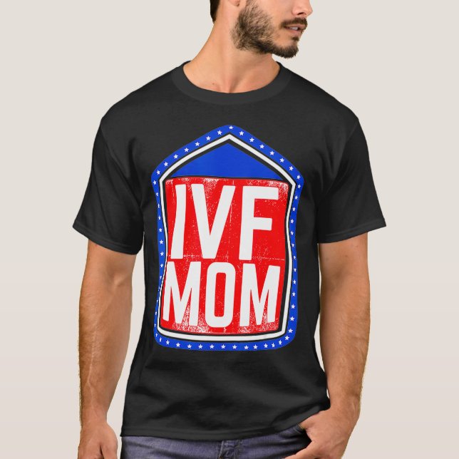 Camiseta Guerrero de regalo de IVF Banderas de EE. UU. en e (Anverso)