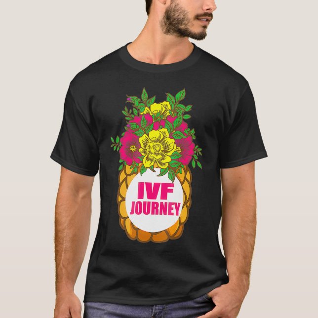 Camiseta Guerrero de regalo de IVF papá mamá Flores Transfi (Anverso)