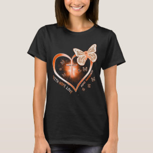 Camiseta Guerrero de regalo de la cruz cardíaca del TDAH