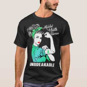Camiseta Guerrero de salud mental inquebrantable - Monto de